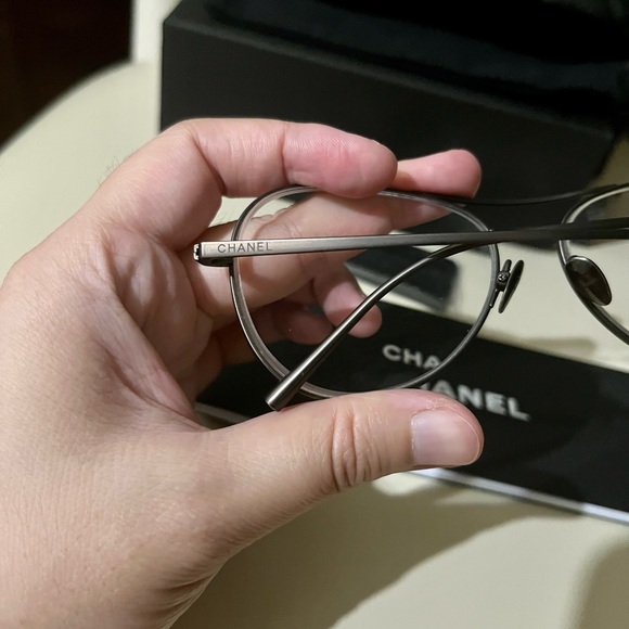 Chanel Titanium eyeglasses frame 56/15/140 - Picture 8 of 10